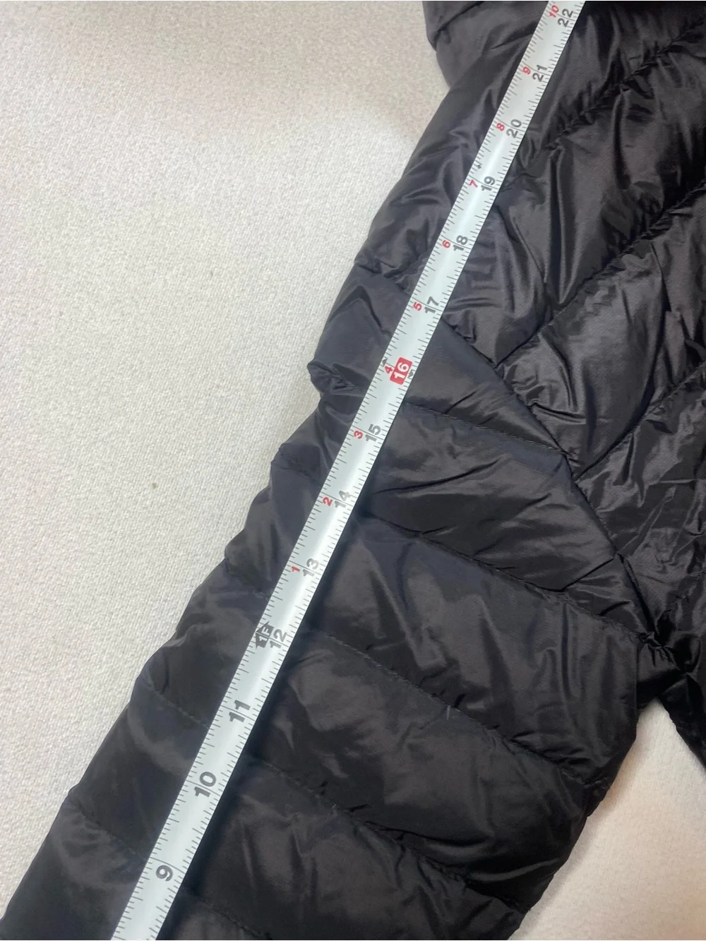 Eddie Bauer Reversible Black Puffer Jacket size small